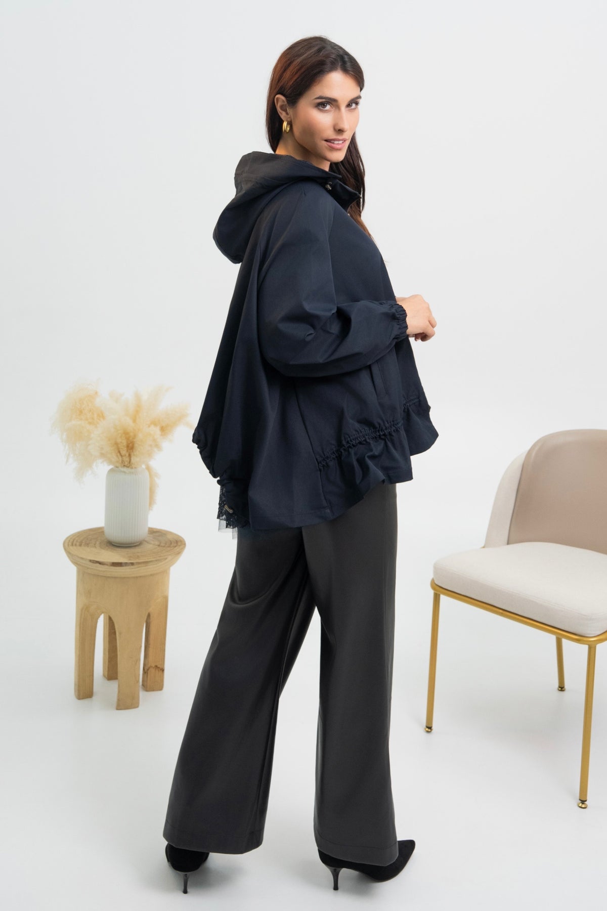 VESTE CAPUCHE AMBRE