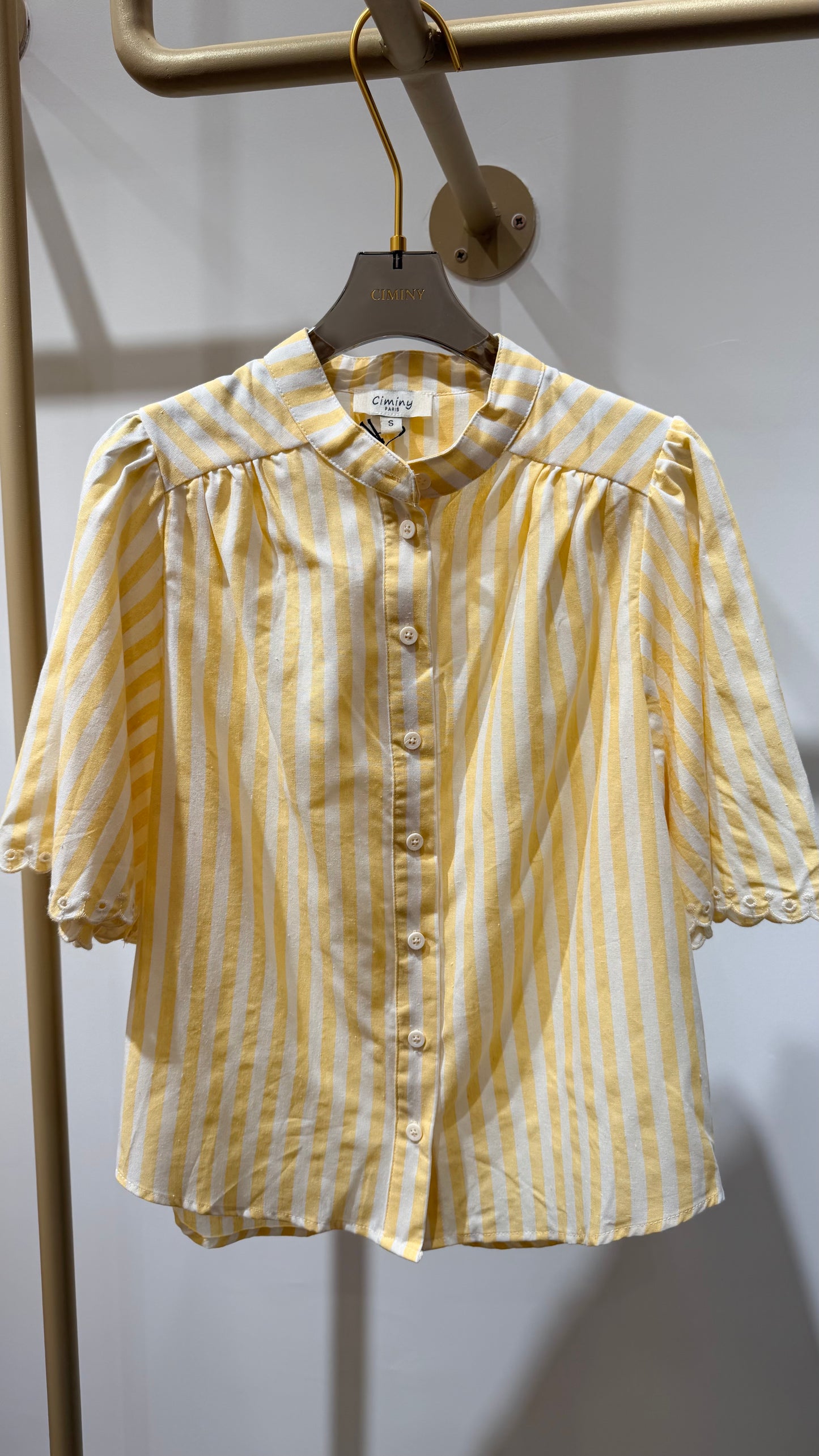 CHEMISE RAYÉ COTON SORINE