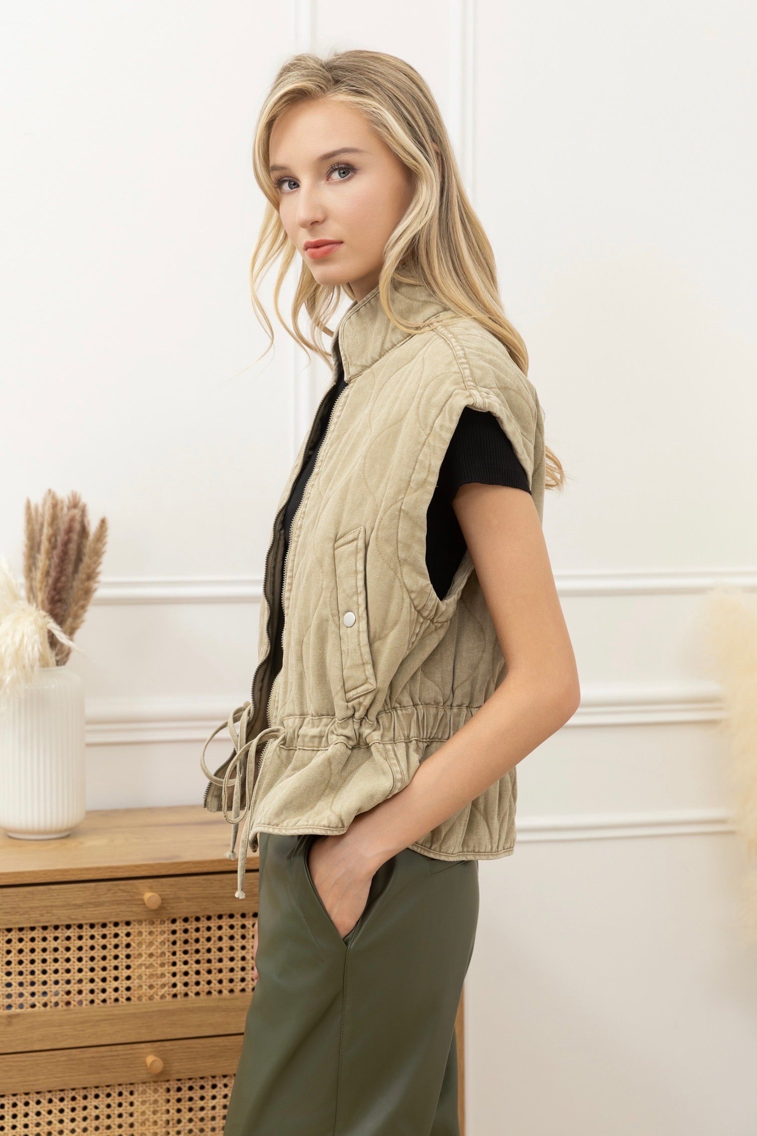 GILET MATELASSÉ JADE