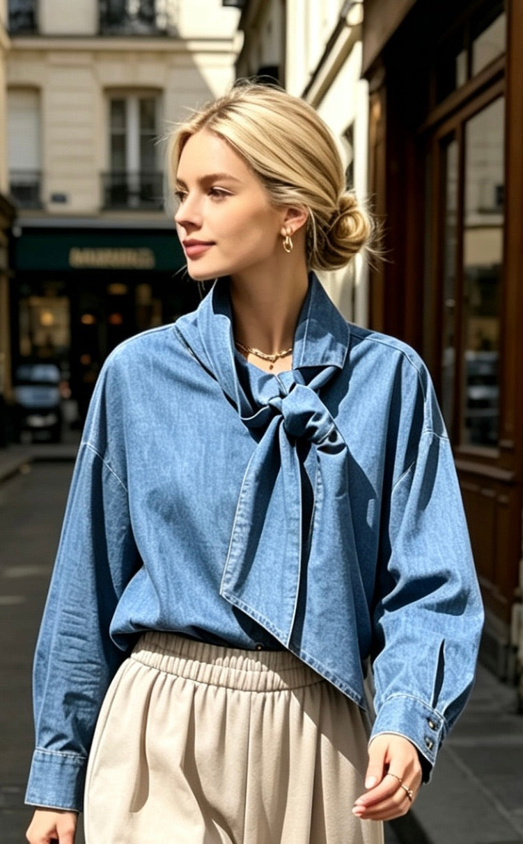 CHEMISE DENIM JUDITH