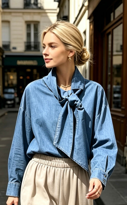 CHEMISE DENIM JUDITH