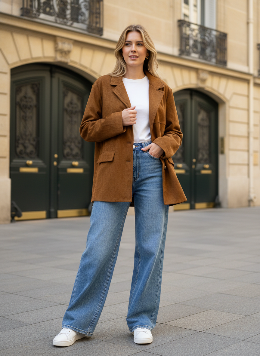 VESTE SUÉDINE RAÏNA