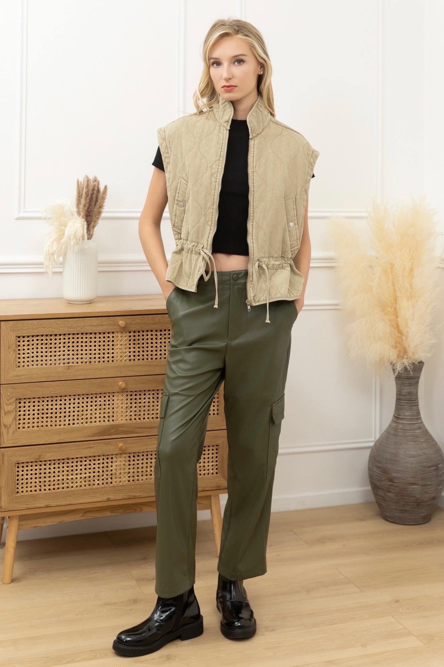 GILET MATELASSÉ JADE