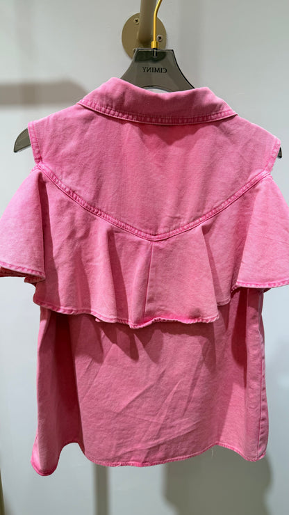 CHEMISE COTON VOLANT JENNY