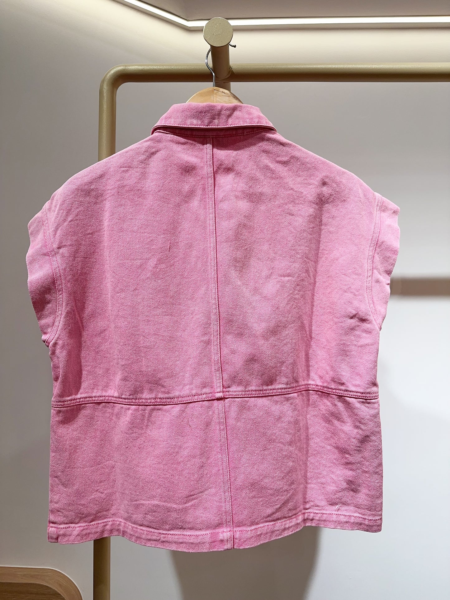 GILET DENIM COLORÉ ÉPIPHANIE