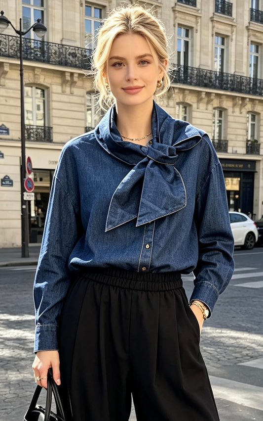 CHEMISE DENIM JUDITH