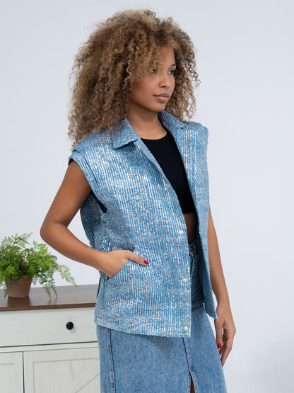 GILET DENIM CHRISTINE
