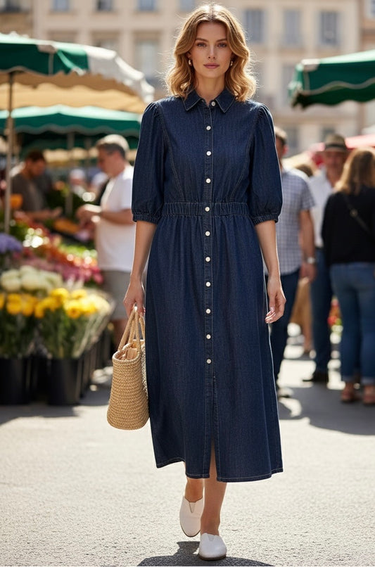 ROBE DENIM TATIANA - JEANS-BRUT