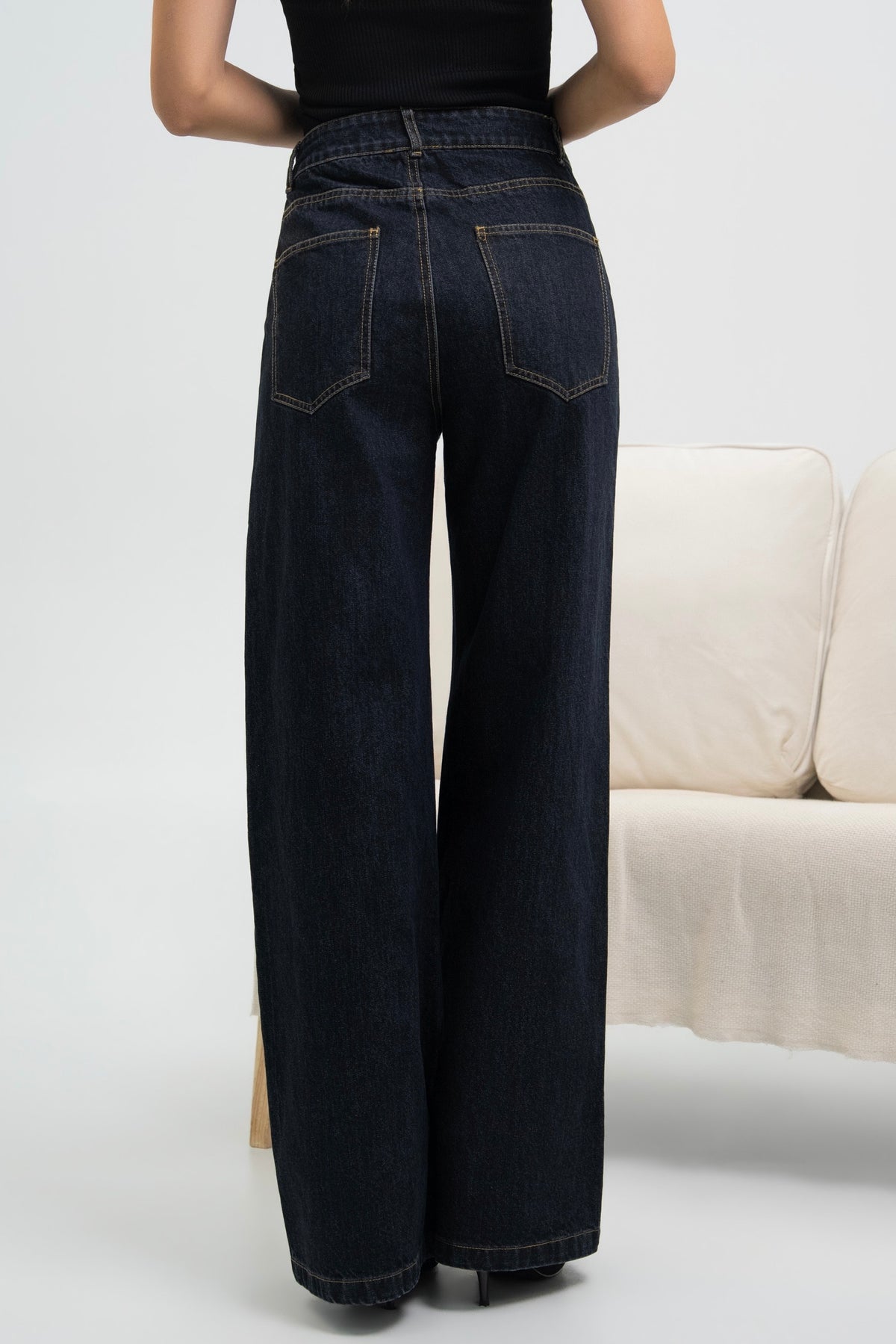 PANTALON LARGE DENIM SERENA
