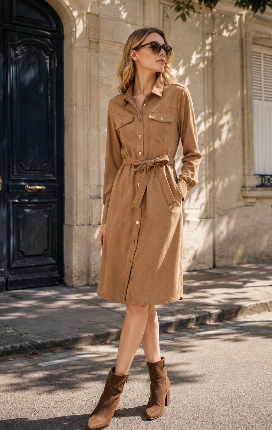 ROBE SUÉDINE DANA