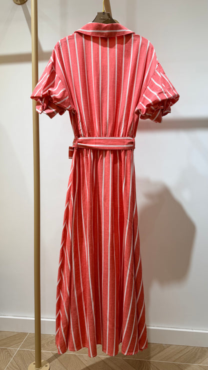 ROBE RAYÉ COTON CYRILLE