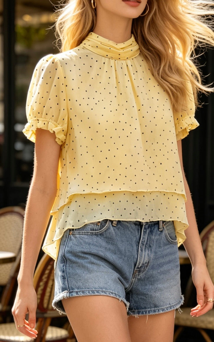 BLOUSE PETITS POIS ELOÏSE