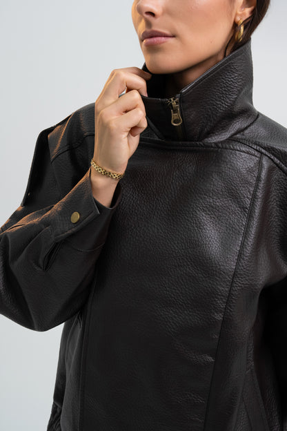 VESTE SIMILICUIR BÉA