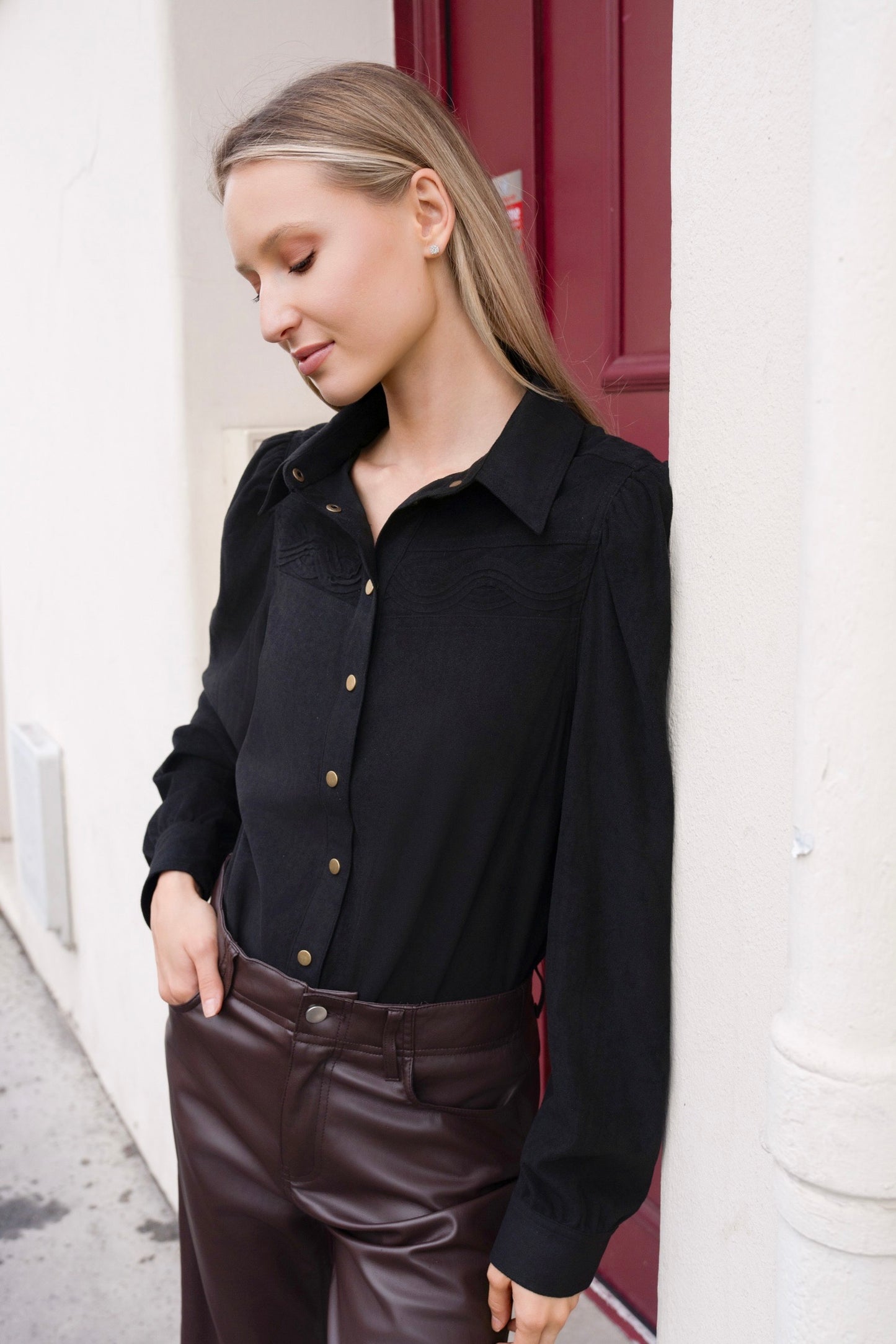 CHEMISE SUÉDINE ANAÉ