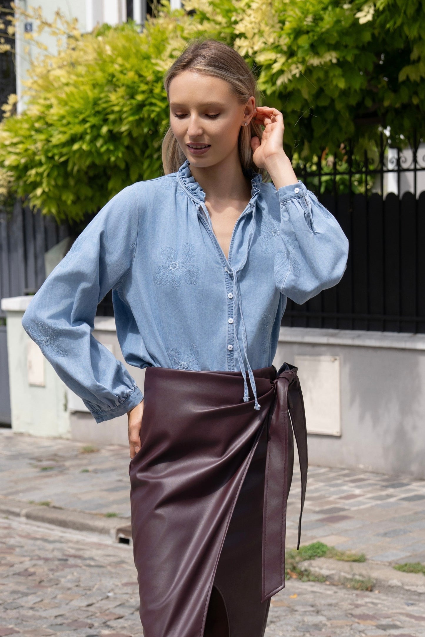 CHEMISE DENIM PERRINE