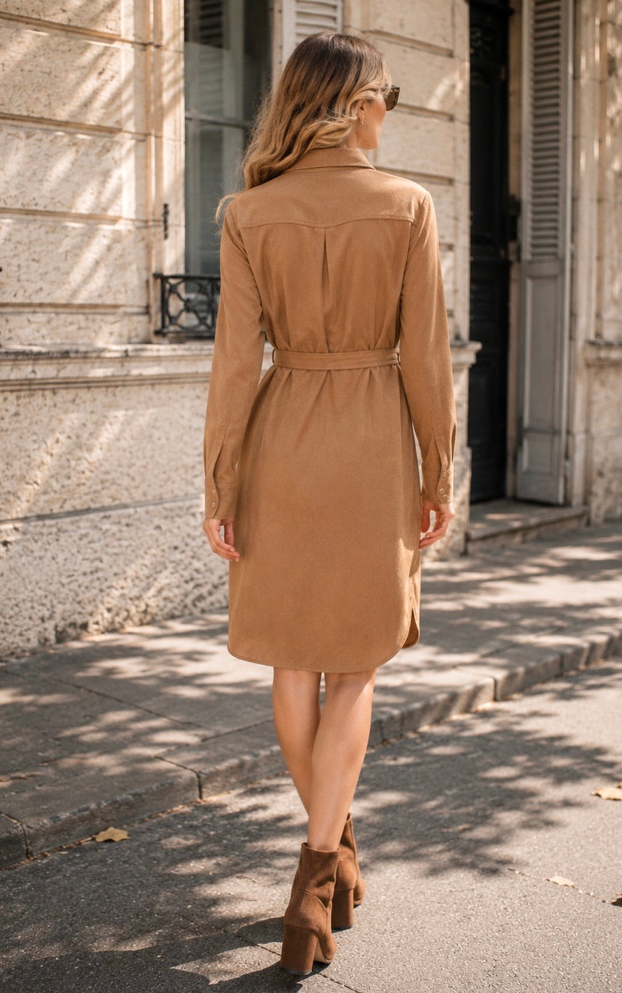 ROBE SUÉDINE DANA