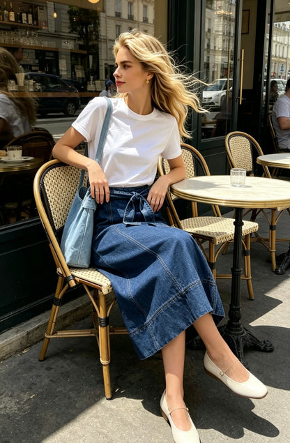 JUPE DENIM ODILE