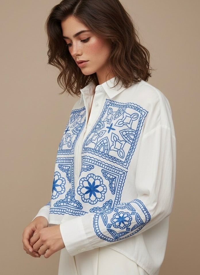 CHEMISE BRODÉE MARTINE