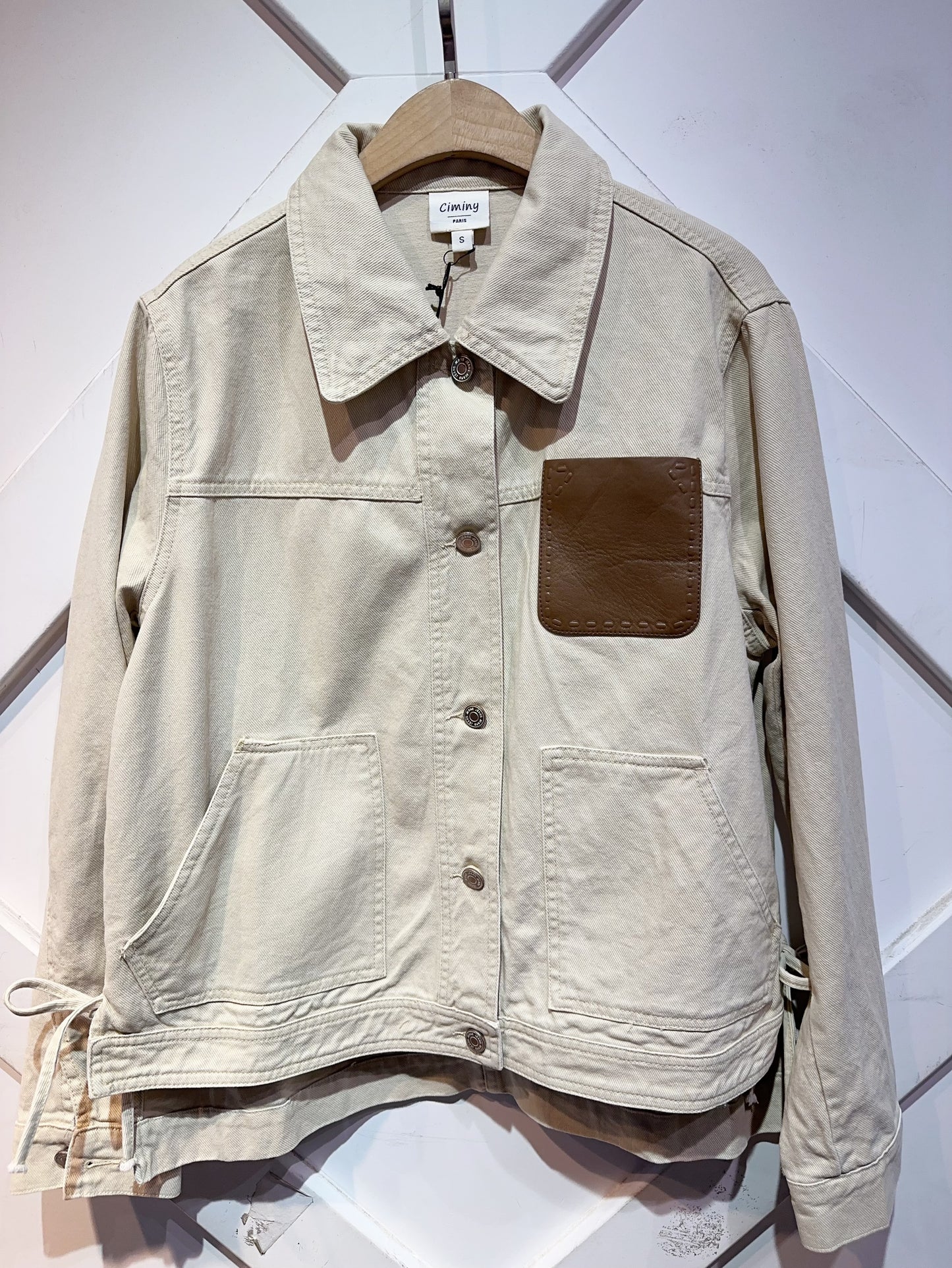 VESTE SAHARIENNE COTON LAZARE