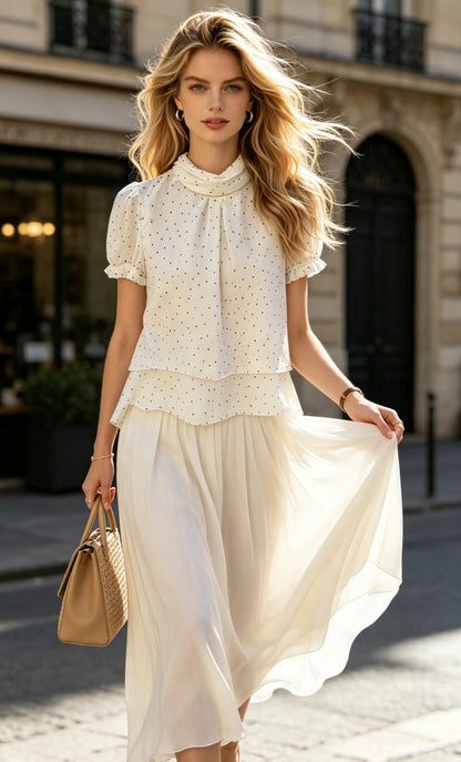 BLOUSE PETITS POIS ELOÏSE