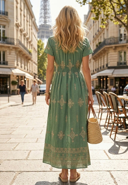 ROBE BRODÉE ELMA
