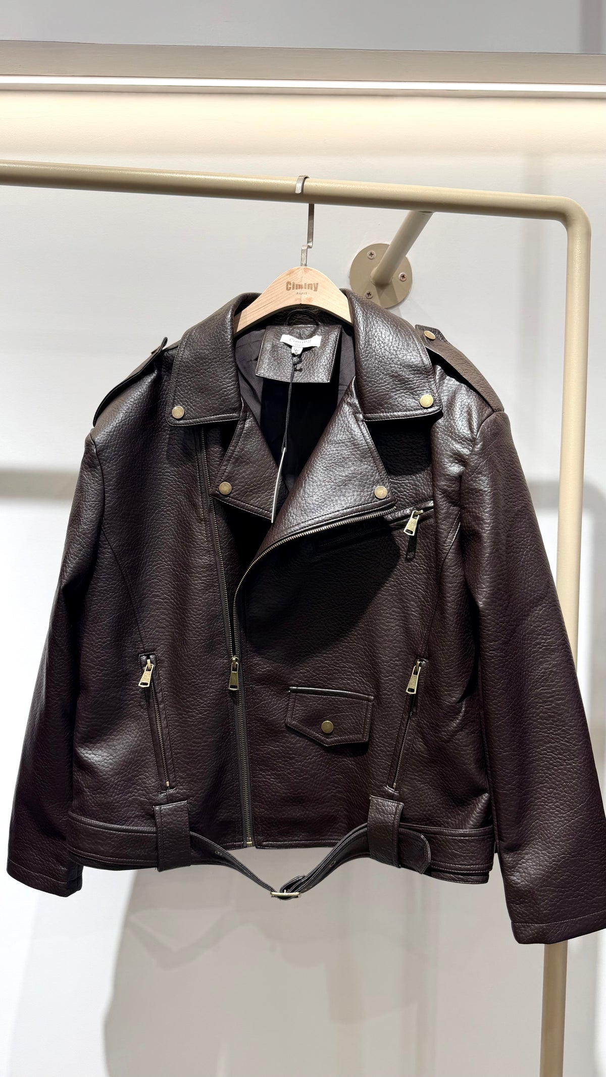VESTE SIMILICUIR LARISSA