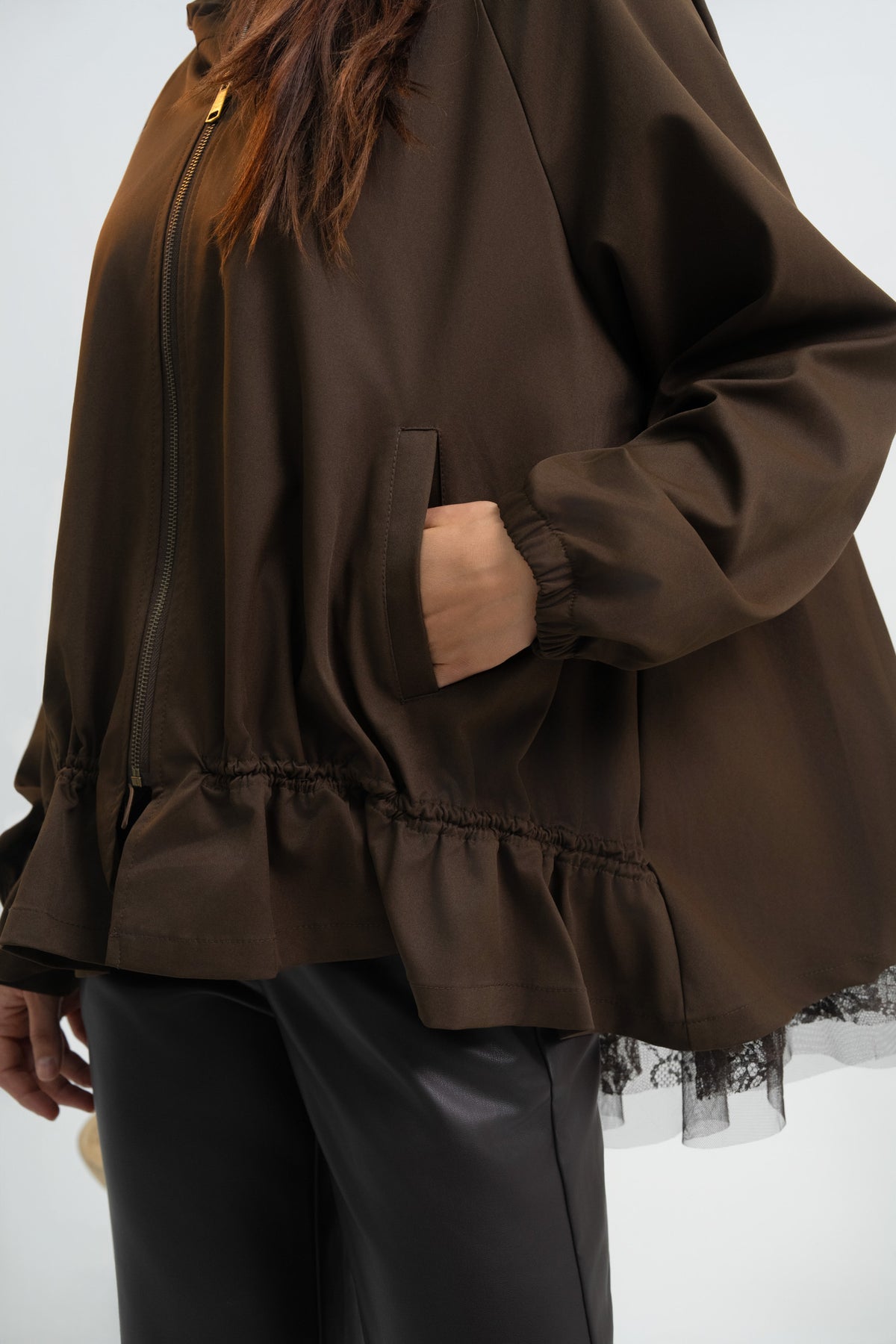 VESTE CAPUCHE AMBRE