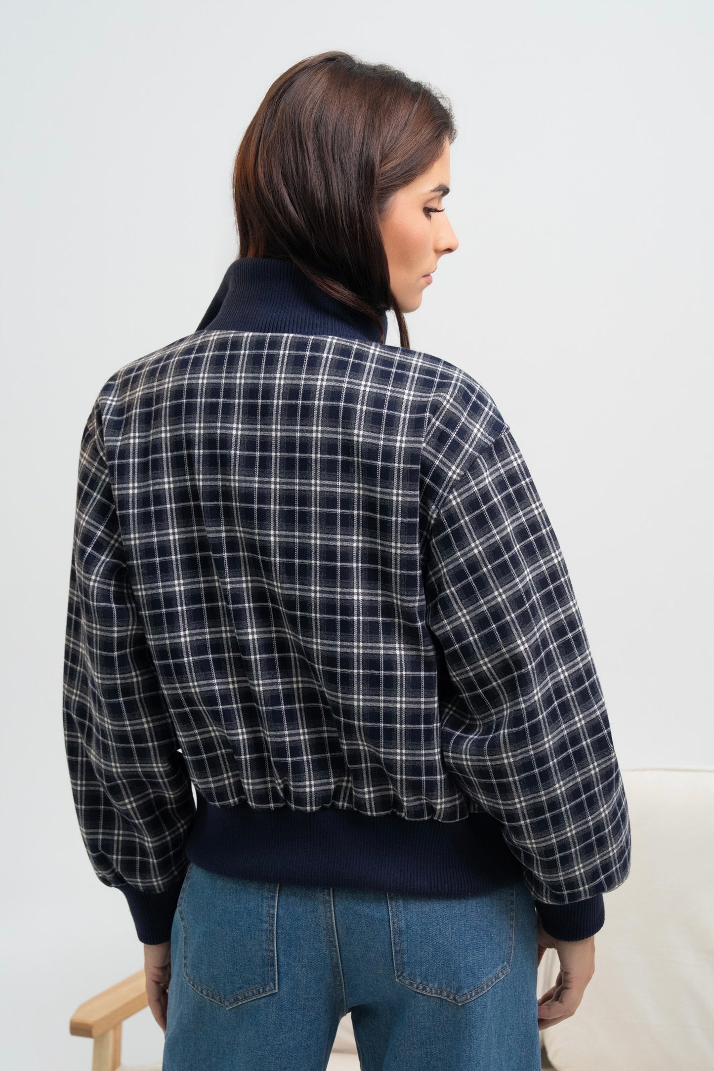 BLOUSON A CARREAUX NOÉLIE