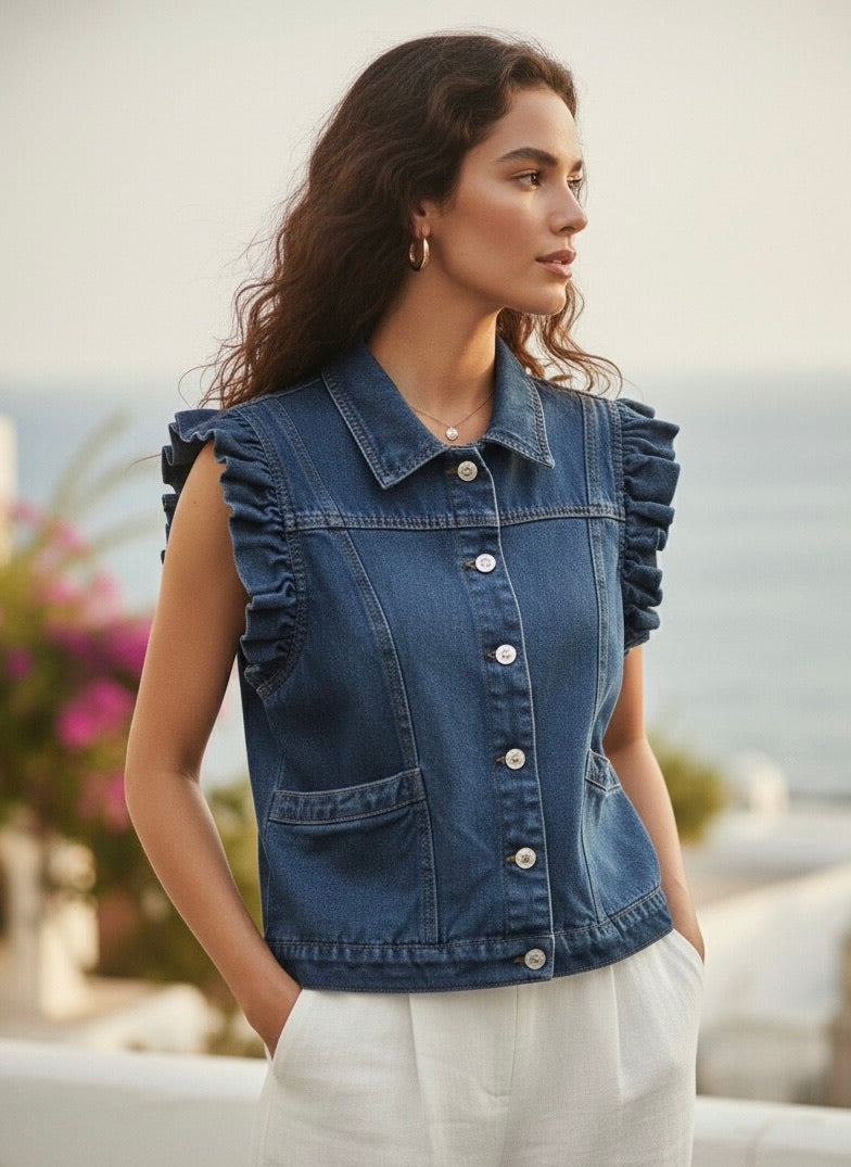 GILET DENIM MIRA
