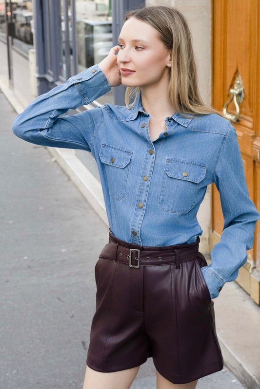 CHEMISE DENIM LORRAINE