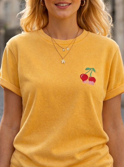 ENSEMBLE HAUT+SHORT COTON MATIÈRE SWEAT ÉLINE
