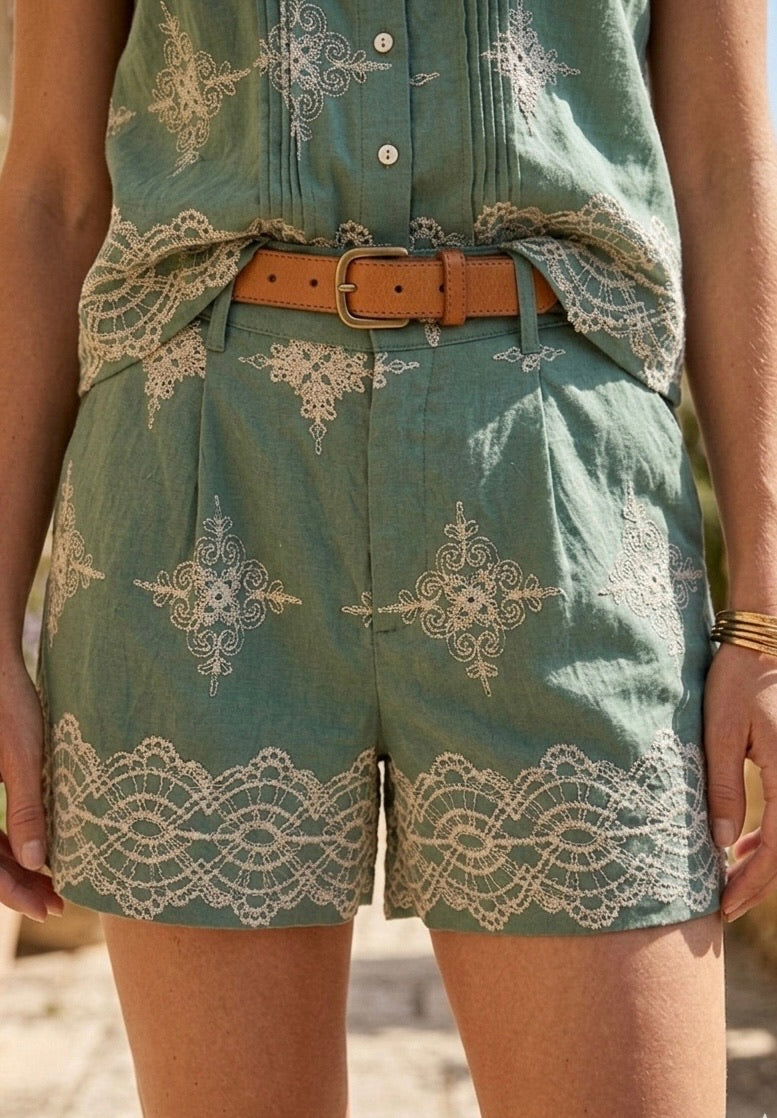 SHORT BRODÉE DENISE