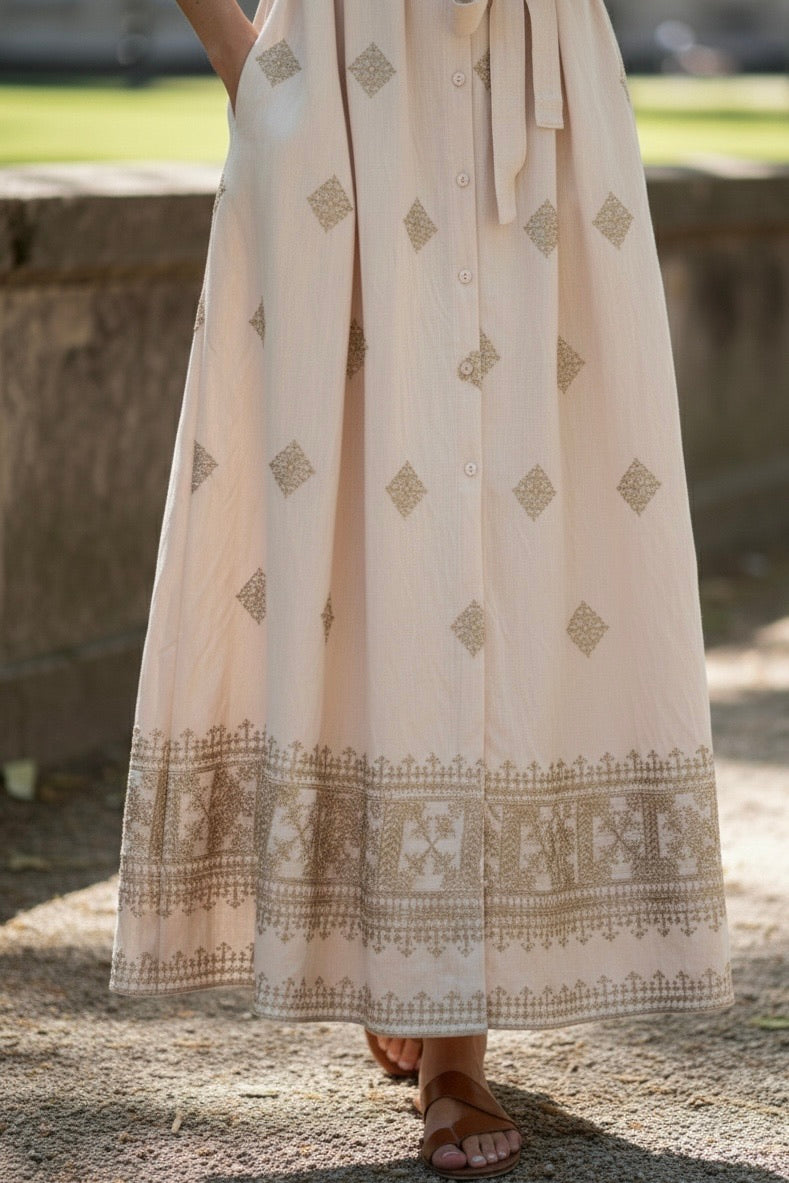 ROBE BRODÉE MONIQUE