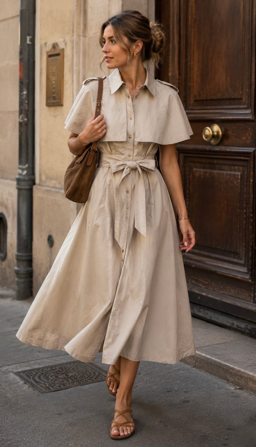 ROBE CAPE MAGALIE