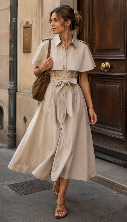 ROBE CAPE MAGALIE