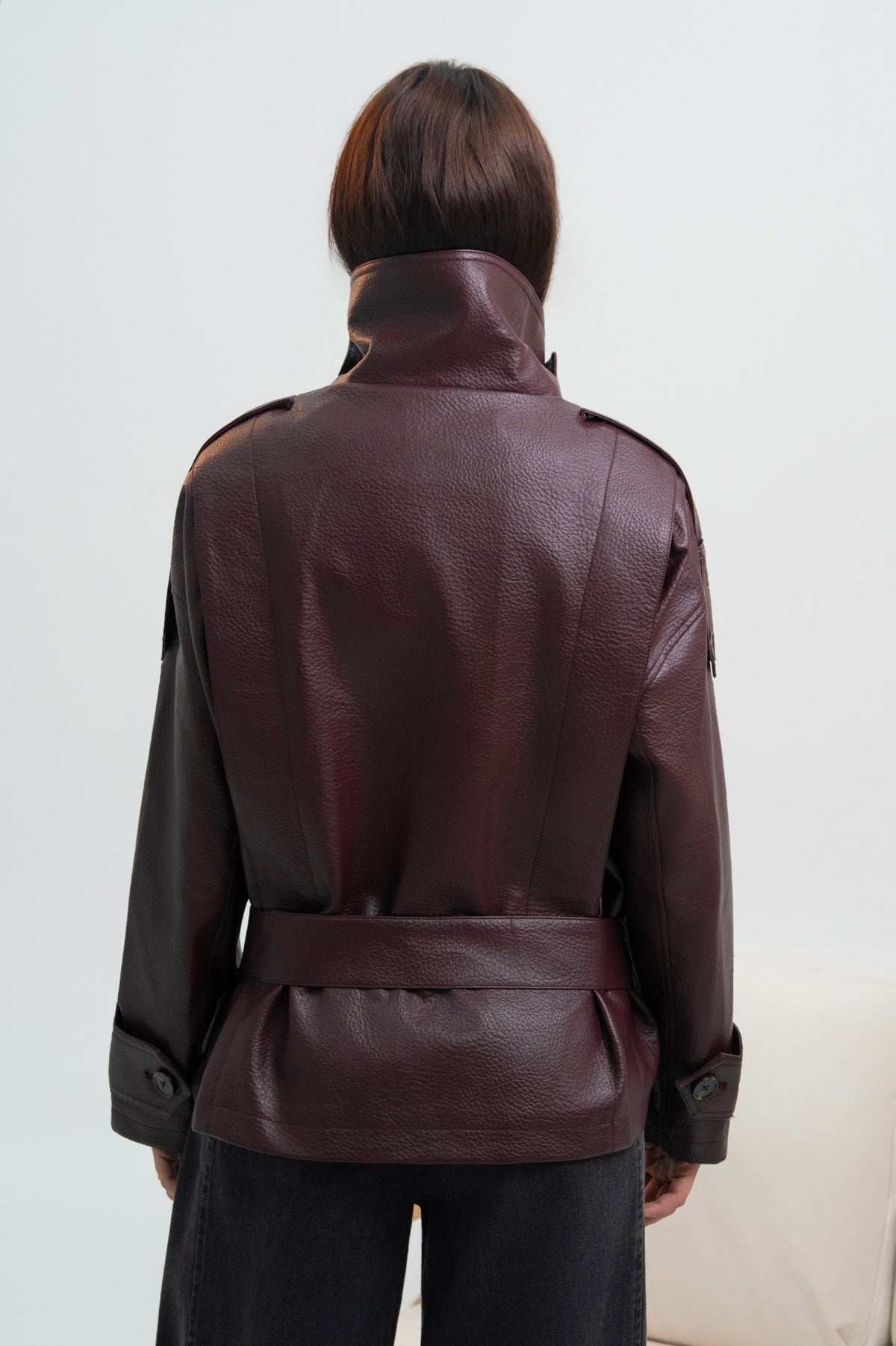 VESTE SIMILICUIR CATHRINE