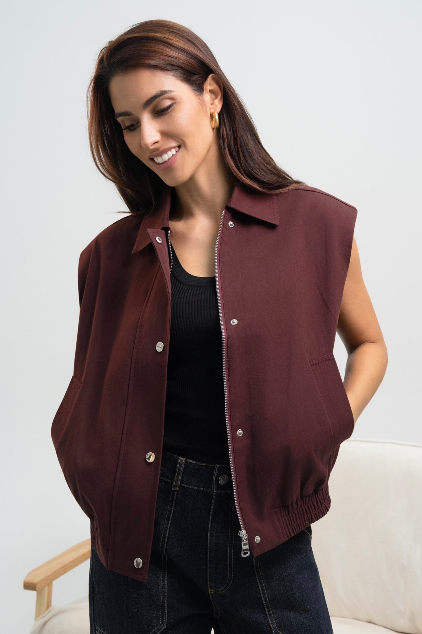 VESTE SANS MANCHES ZOYA