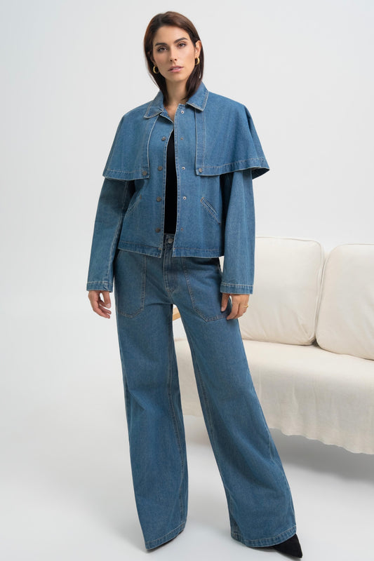 VESTE STYLE CAPE EVA