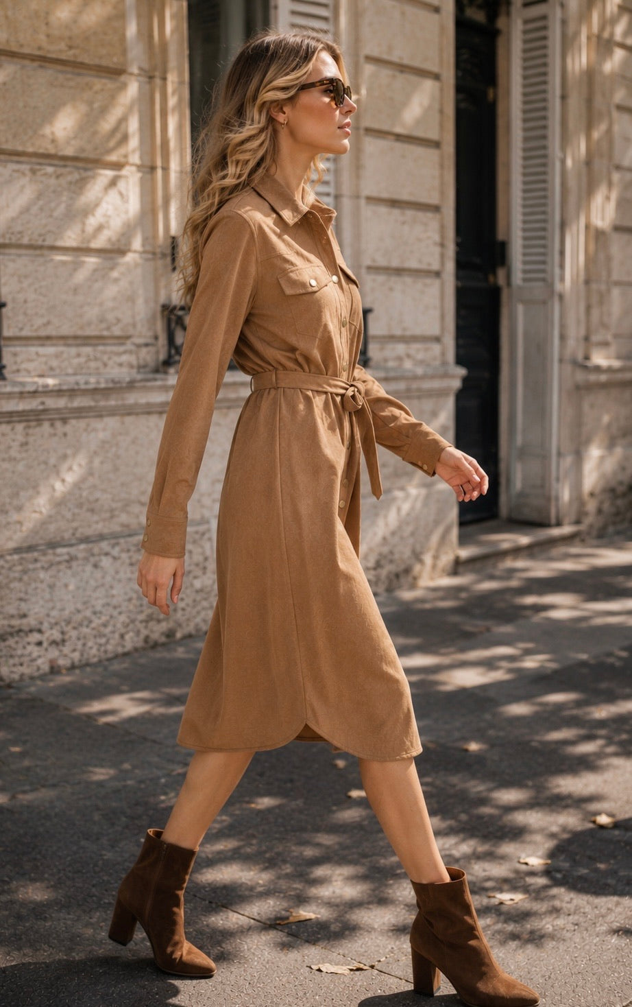 ROBE SUÉDINE DANA