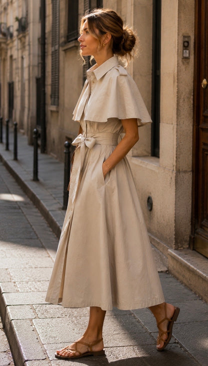 ROBE CAPE MAGALIE