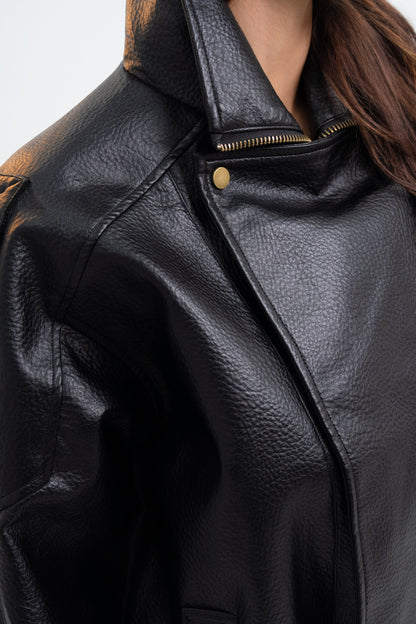 VESTE SIMILICUIR BÉA