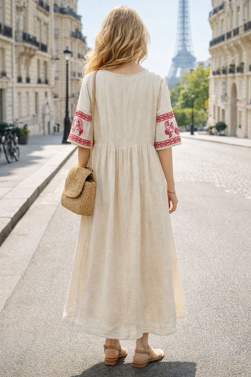 ROBE LONGUE BOHÈME COTON ARIA