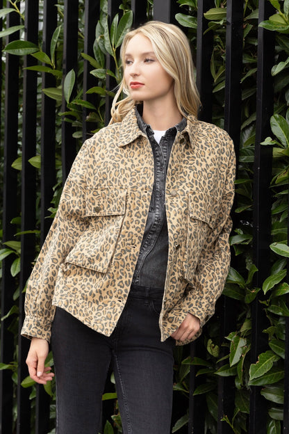 VESTE CÉLINE - LEOPARD