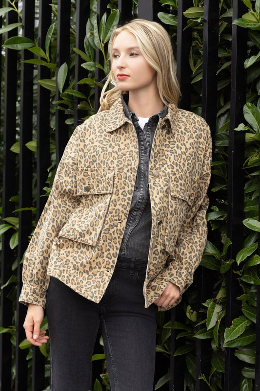 VESTE CÉLINE - LEOPARD