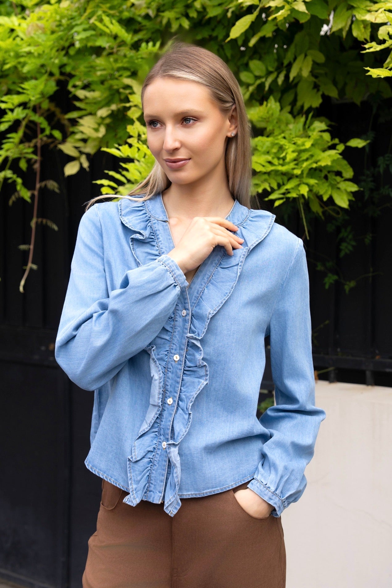BLOUSE DENIM NATHILDE