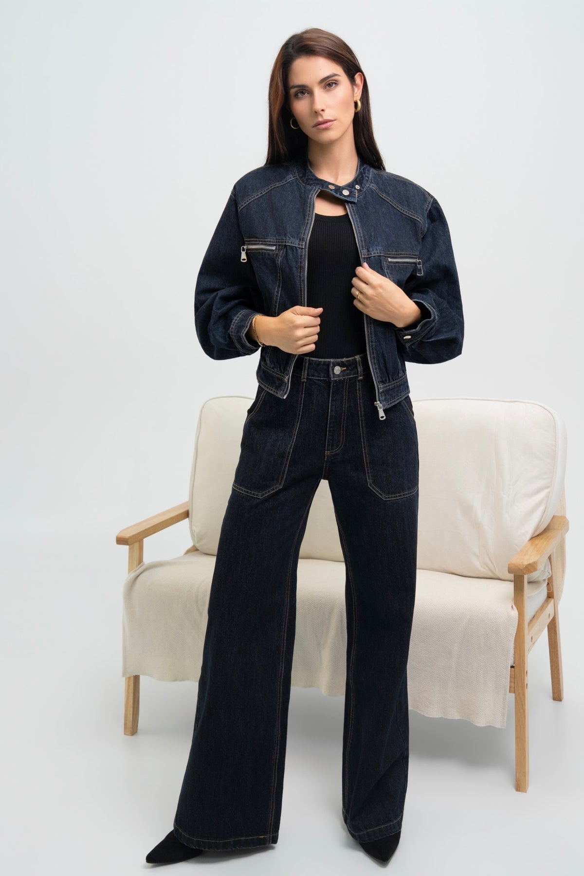 VESTE DENIM CLAIRE