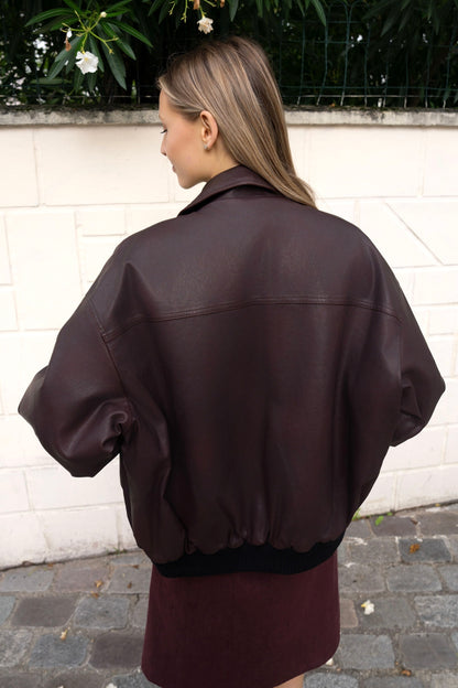 BLOUSON SIMILICUIR THAÏS