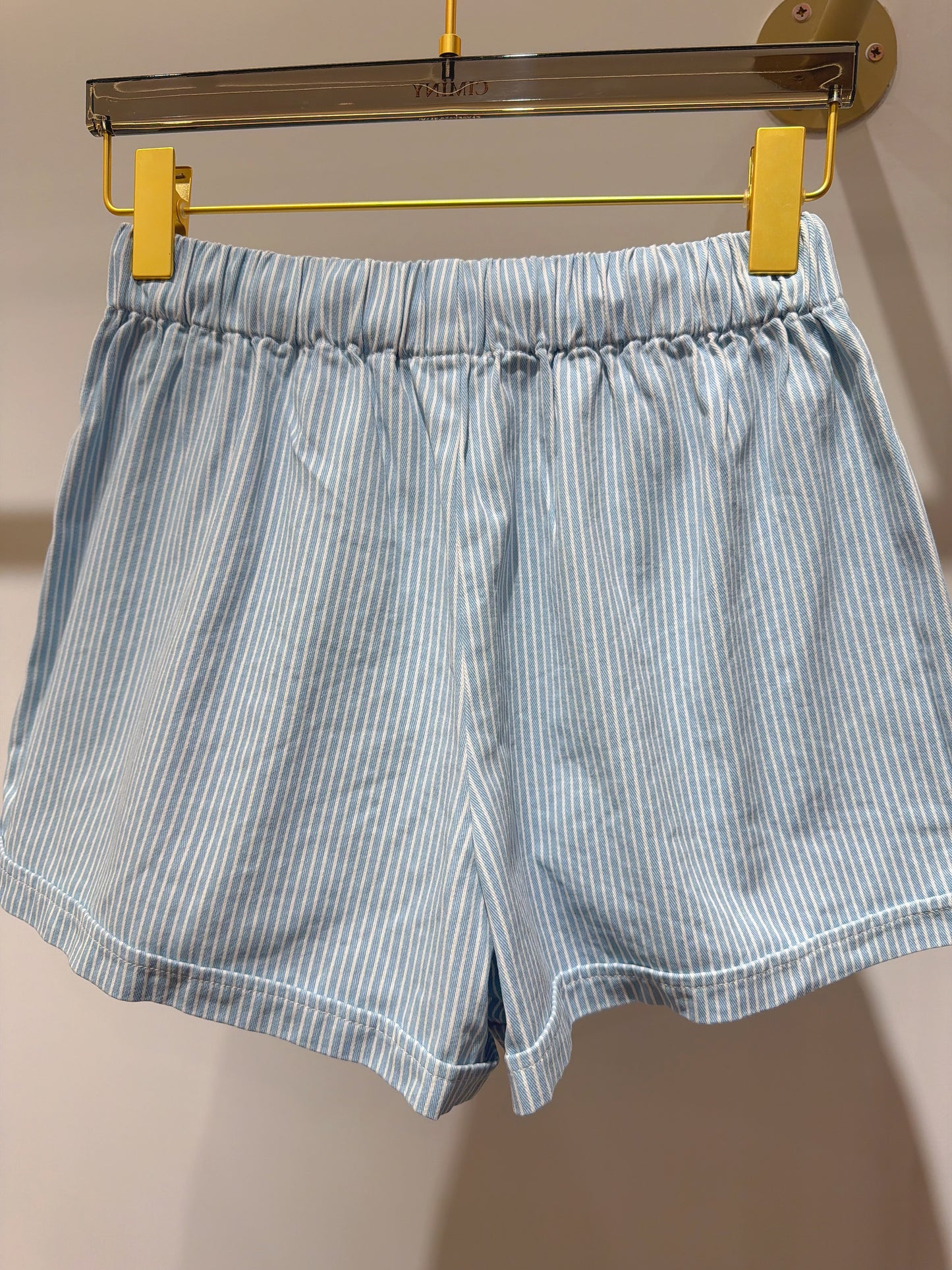 SHORT JEAN BLEU RAYÉ SIXTINE