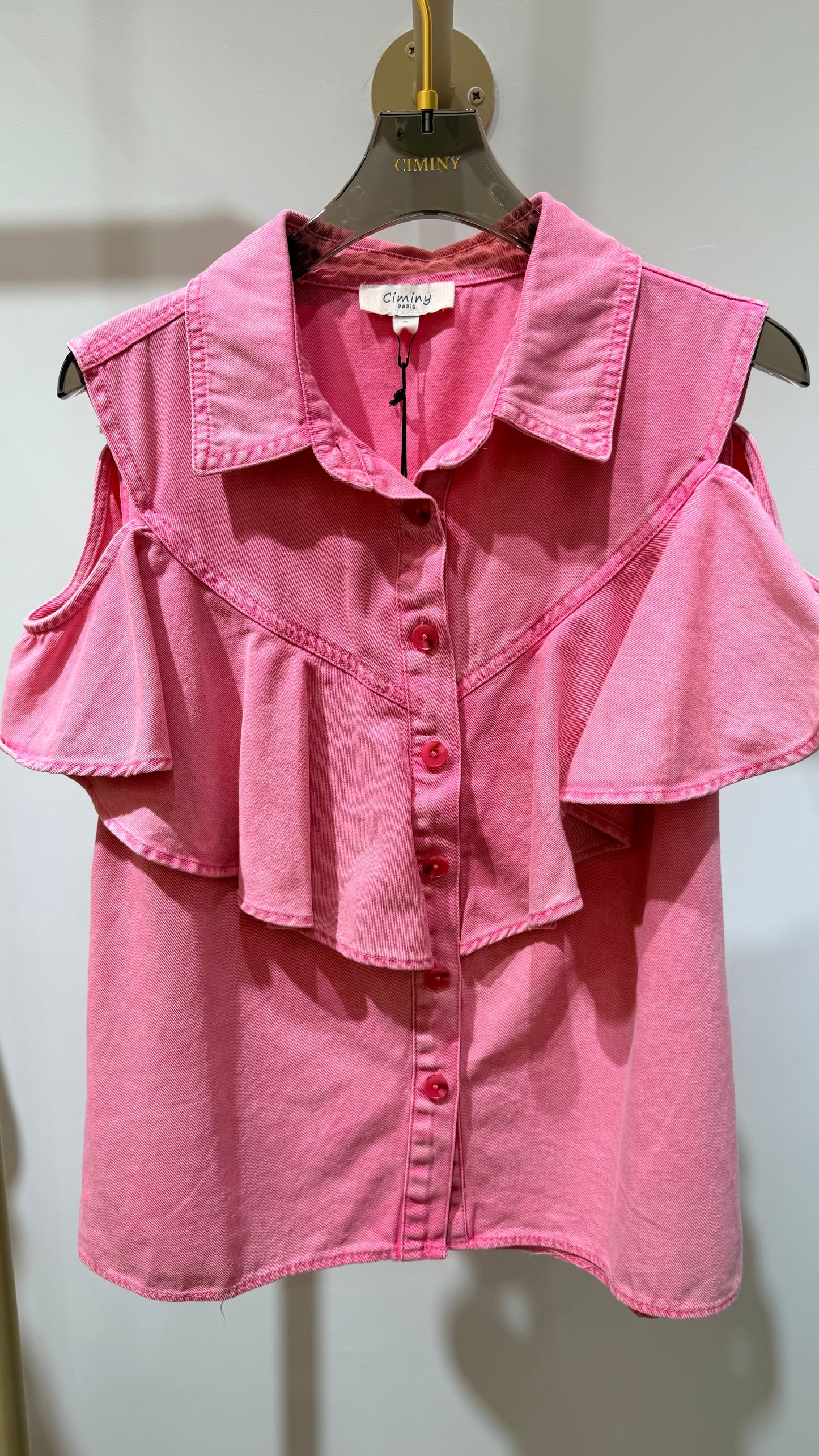 CHEMISE COTON VOLANT JENNY