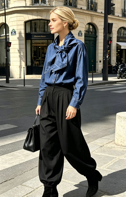 CHEMISE DENIM JUDITH